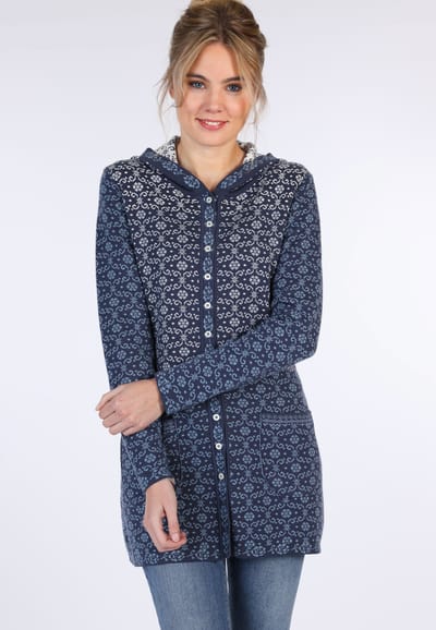 Strickmantel Annika - navy