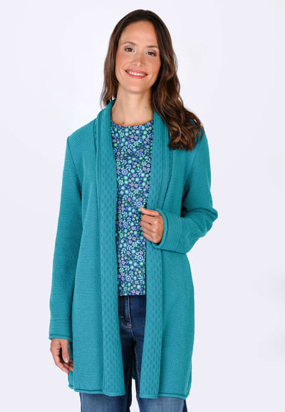 Strickmantel Ebbie  - ocean