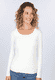 Langarmshirt Malin  - ivory