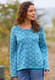 Strickjacke Renee flower rain  - ocean