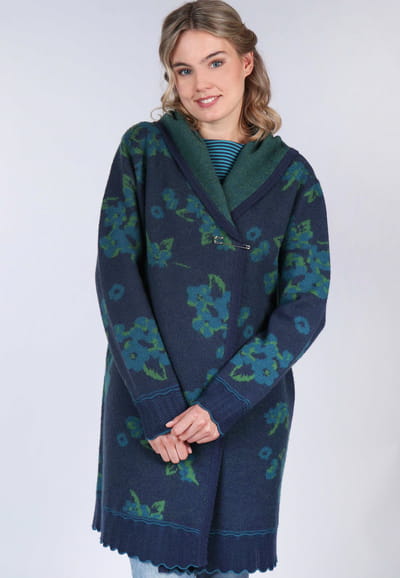 Strickmantel Tomke - navy