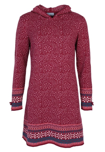 Strickkleid Helle Flower - purple