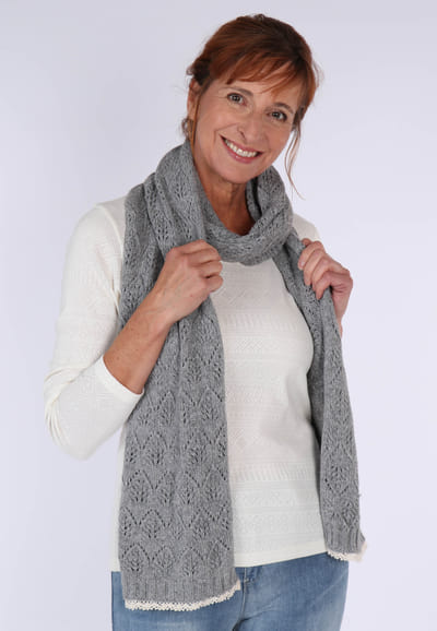 Strickschal Safira - grey