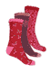 3er Set Socken Irma reds - multicolour