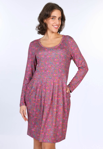 Kleid Jolaysa paisley - raspberry