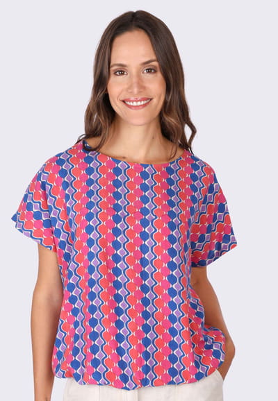 Bluse Meren  - rouge