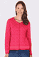 Strickjacke Hedie  - cerise