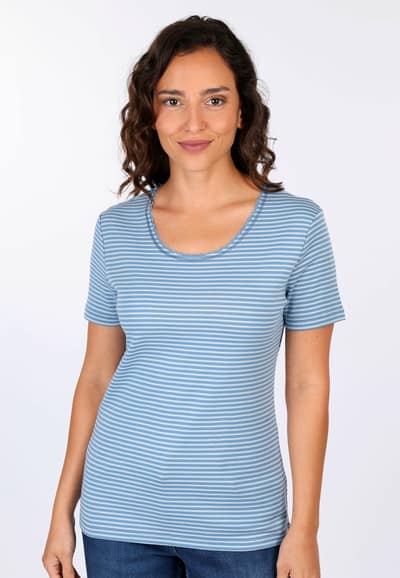 T-Shirt Sara - blue shadow