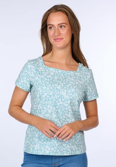 T-Shirt Rosamunda - turquoise