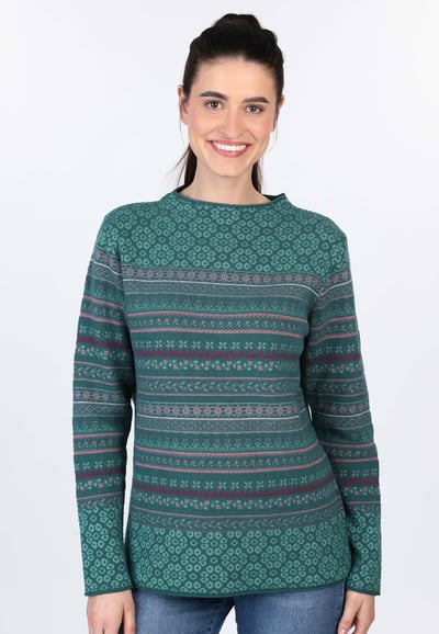 Strickpullover Sofia fairy  - bottle green