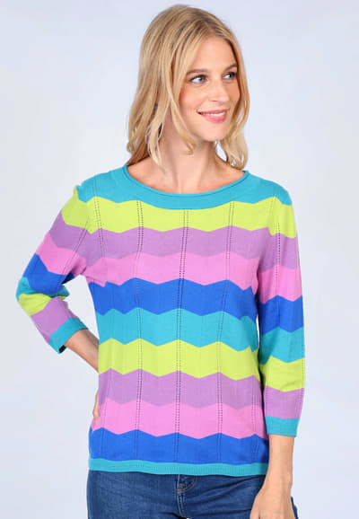 Strickpullover Camilla - tropical