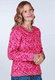 Strickpullover Annegret - rubin