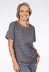 T-Shirt Julina diamond flower - ebony