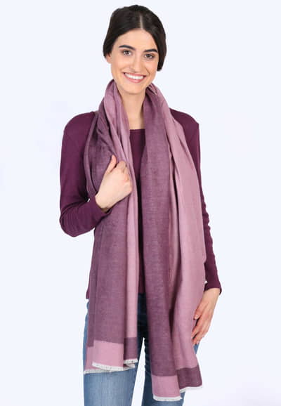 Schal Bicci  - plum