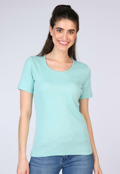 T-Shirt Maren  - turquoise