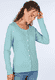 Strickjacke Natascha - turquoise