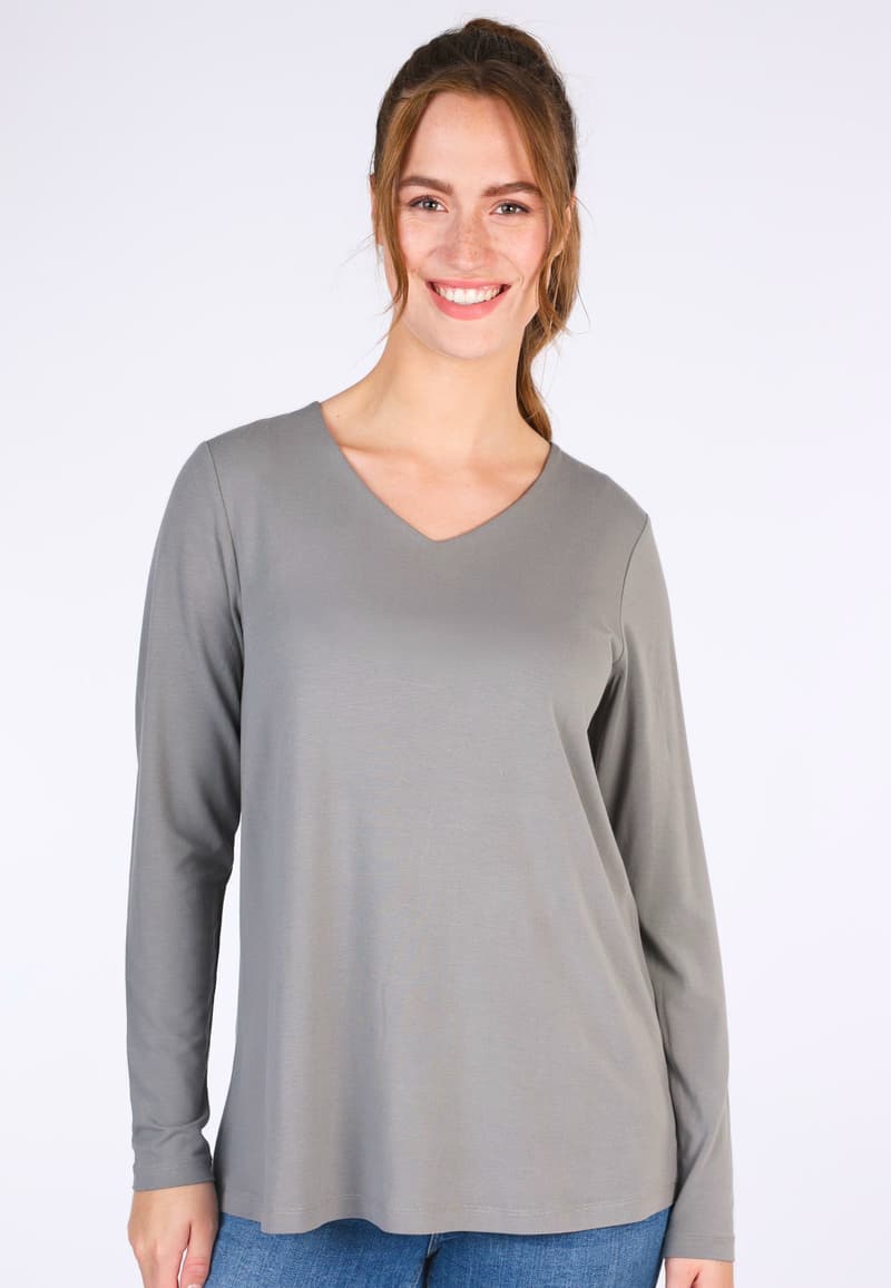 Langarmshirt Adisa  - grey