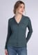 Bluse Celeste geo flower - deep ocean