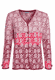 Strickjacke Christa Roses - purple