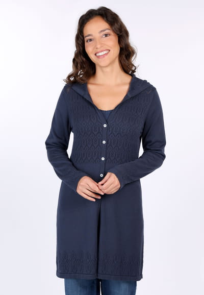 Strickmantel Brenda  - navy