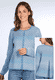 Strickjacke Kadir gradient  - swedish blue