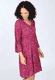 Kleid Audrey  - red wine