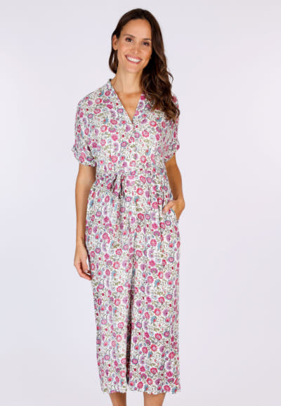 Jumpsuit Joselita flower dance - ivory