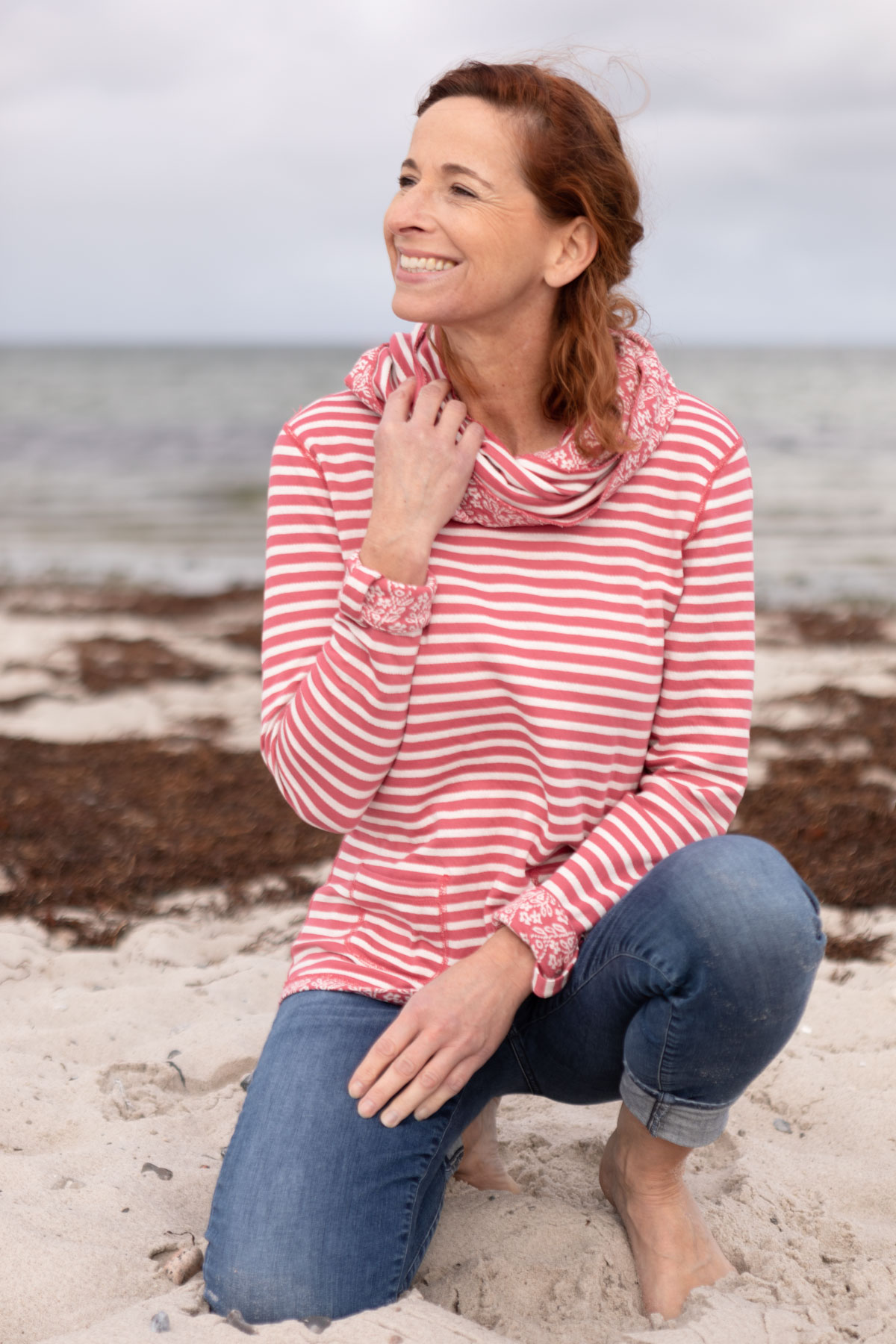 Sweatshirt Kari - magnolie