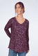 Langarmshirt Adisara - plum