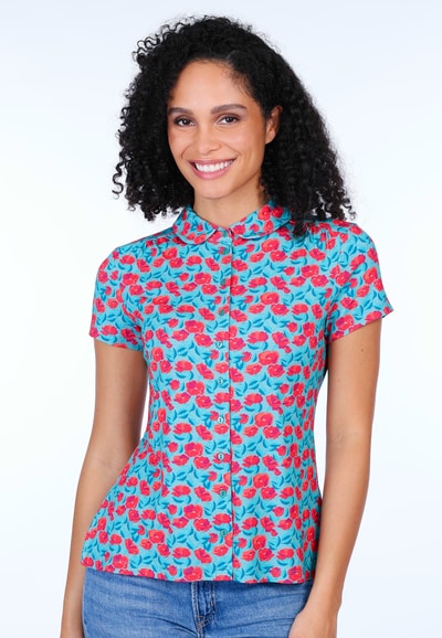 Bluse Andy - turquoise