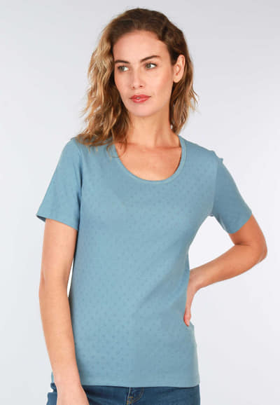 T-Shirt Maren  - swedish blue