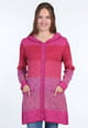 Strickmantel Karli Oriental - raspberry