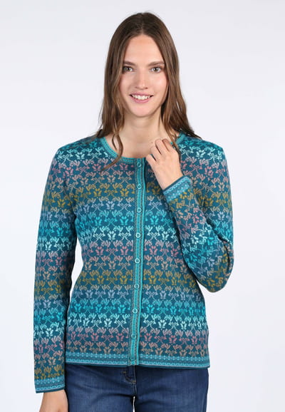 Strickjacke Renee shades  - lake