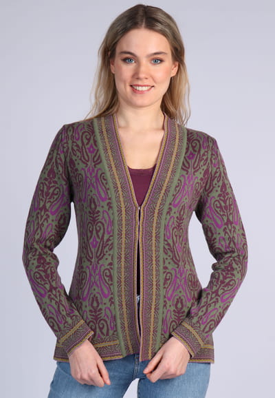 Strickjacke My - olive