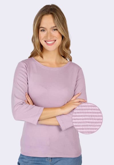 3/4-Arm-Shirt Pippita  - pansy