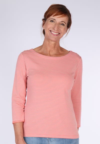 Langarmshirt Bea - peach