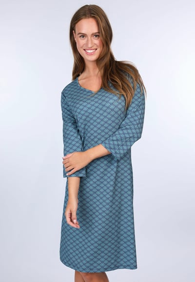 Kleid Zitara spring feather - navy