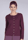 Strickjacke Lele - plum