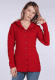 Strickjacke Elfrieda  - red