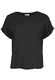 T-Shirt Vroni solid - black