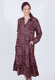 Kleid Sannab oriental - red wine