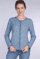 Strickjacke Yelena - mosaic blue