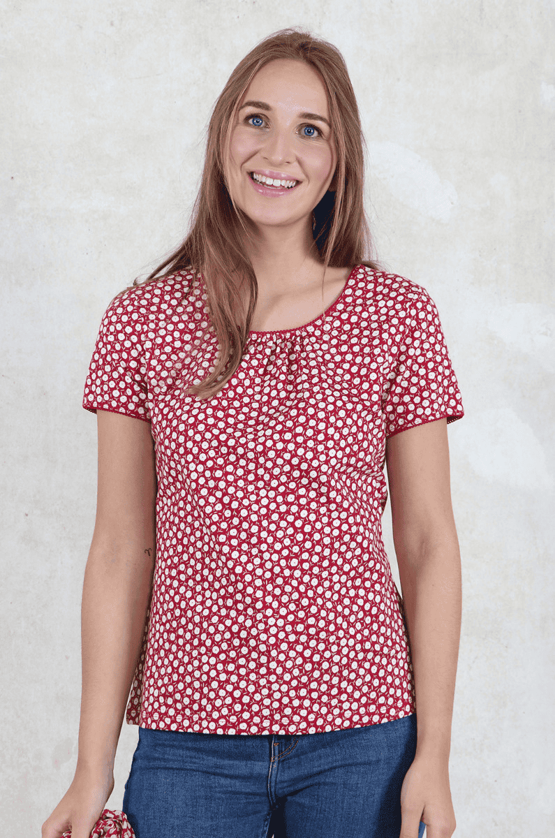 T-Shirt Camille - rubin