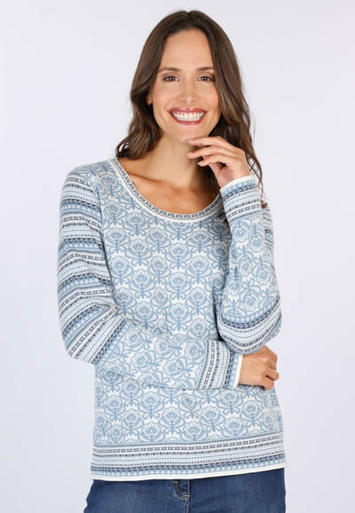 Strickpullover Josefine  - ivory