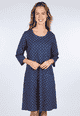 Kleid Giannali Retro - indigo