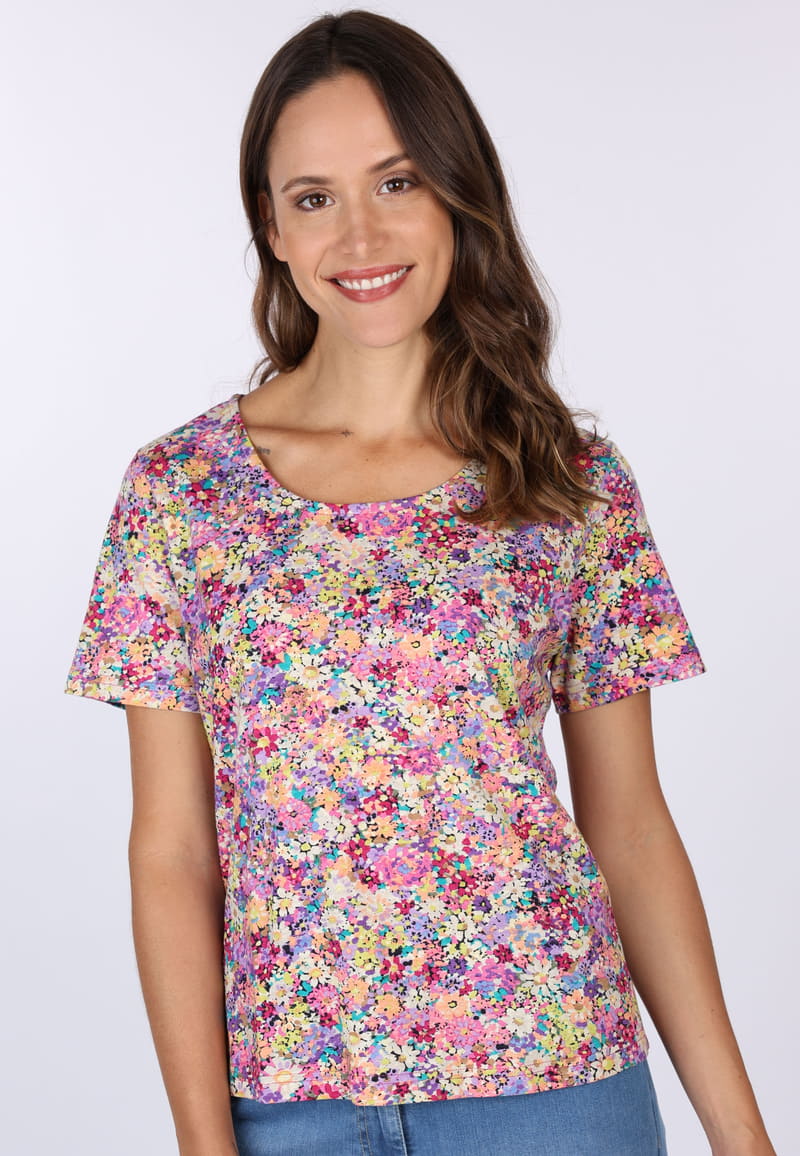 T-Shirt Freida  - cerise