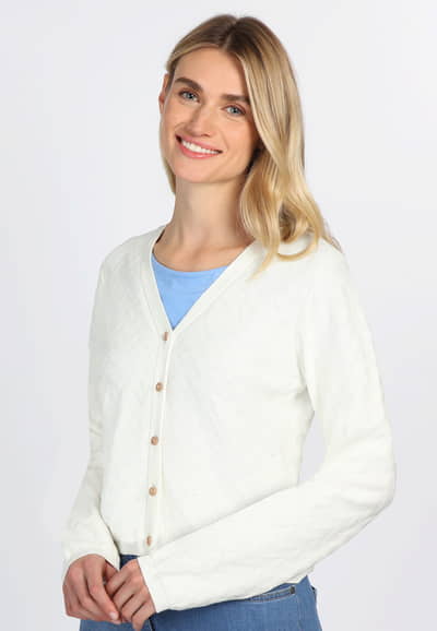Strickjacke Valeara - ivory