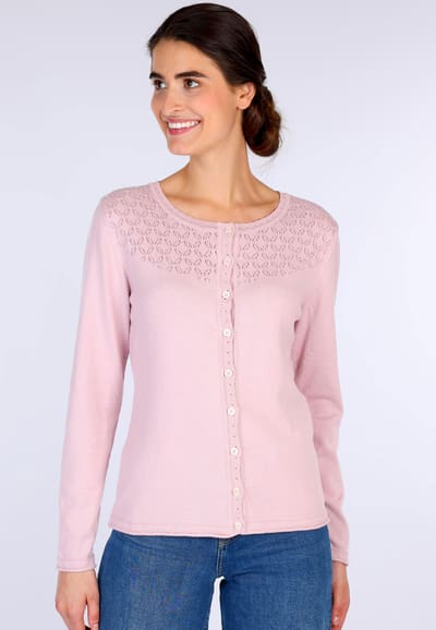 Strickjacke Lele - rose