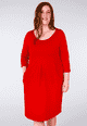 Kleid Jola solid - rubin