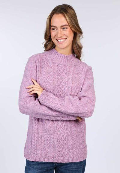 Strickpullover Minora - dusty orchid